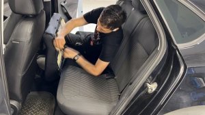 Чехлы на Фольксваген Поло Седан ромб Автопилот с установкой. Авточехлы на VW Polo Sd.