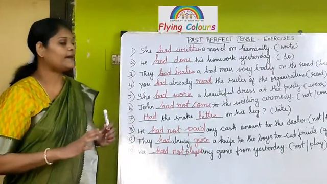 Test your knowledge in Past Perfect Tense| Twenty Five sentences| exercise -22 #flyingcolours смотреть онлайн