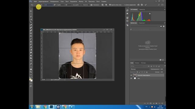 Photoshop 3x4, Rasm 3x4 #foto_3x4 #CompScience #rasm_3x4