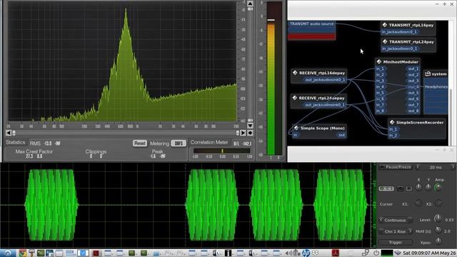 Gstreamer AUDIO PIPELINE test - rtpL16pay VS rtpL24pay, RTP audio payloader encoders смотреть онлайн