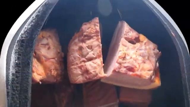 Бекон.Коптим мясо. Огород Баварский. смотреть онлайн
