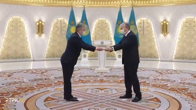 Церемония вручения верительных грамот Президенту Казахстана смотреть онлайн