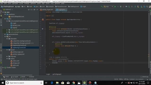 Chatting App Using Firebase (urdu) 2018 | Part 3 | Login Using Firebase Authentication смотреть онлайн