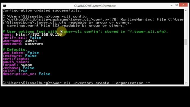 Tower-cli as command line tool for AWX Ansible Tower. смотреть онлайн