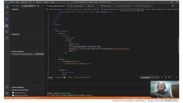 M07 P10 03 VUE Api DELETE смотреть онлайн