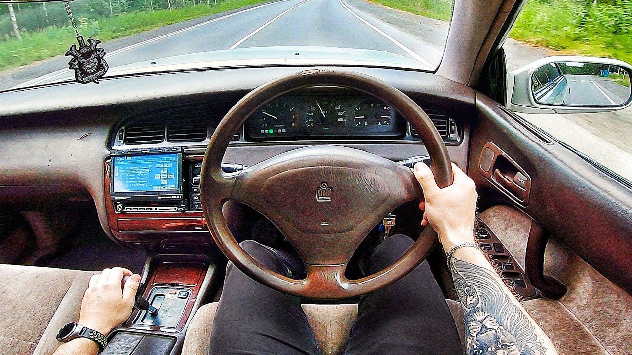 1993 Toyota Crown (S140) 2.5 AT - POV TEST DRIVE смотреть онлайн