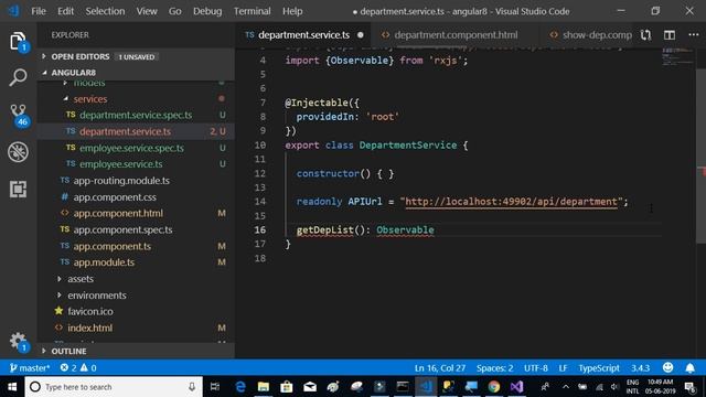 Angular 8 #9; Consume GET API method from Angular смотреть онлайн
