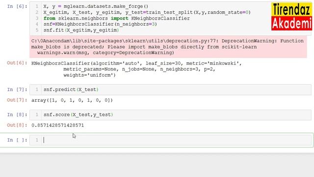 k-EN YAKIN KOMŞU ALGORİTMASI (KNN) ? Python ile Makine Öğrenmesi смотреть онлайн