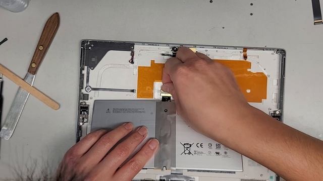 Microsoft Surface Pro 4 1724 Disassembly M.2 NVMe SSD Upgrade Battery LCD Screen Replacement Repair смотреть онлайн