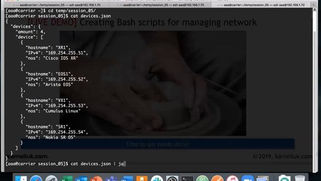 Working with JSON data structures using Bash in Linux смотреть онлайн