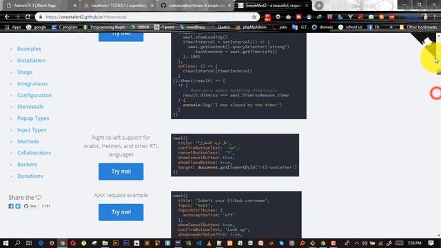How to add sweet alert part - 16 смотреть онлайн