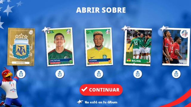ÁLBUM PANINI VIRTUAL COPA AMERICA 2024 - ABRIENDO SOBRES DIA 6 ✅ смотреть онлайн