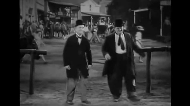 Laurel And Hardy Dance To Fiddle Music