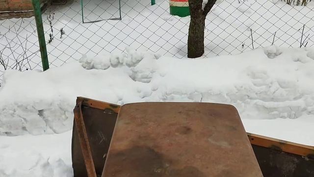 Синтай 120. Чистим снег. смотреть онлайн