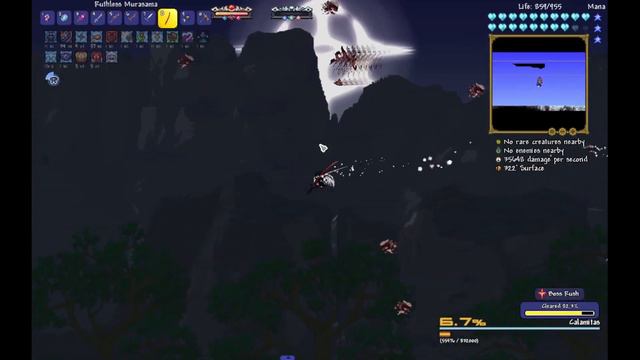 ENDING MY SANITY | Death Mode True Melee - Boss Rush [Terraria Calamity] смотреть онлайн