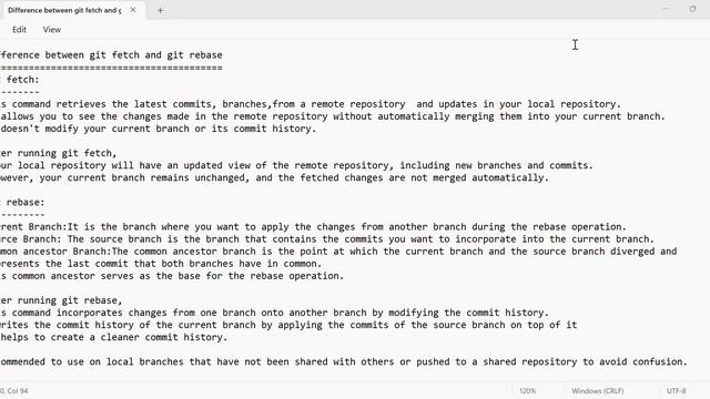 Difference btw git fetch and git rebase explained in Tamil presented by Sankari смотреть онлайн
