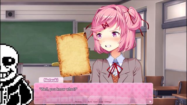 A Skeleton Joins the Club | Sans in DDLC Demo смотреть онлайн