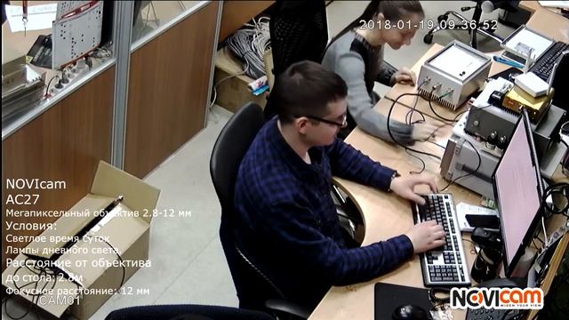 Внутренняя видеокамера NOVIcam AC27 (ver.1074) День смотреть онлайн