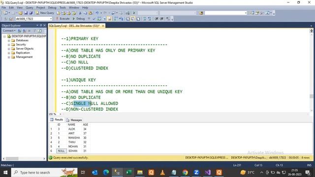 What is Constraints in SQL? | Primary Key Foreign Key by Alok Srivastava 9911522747 #sqlserver #sql смотреть онлайн