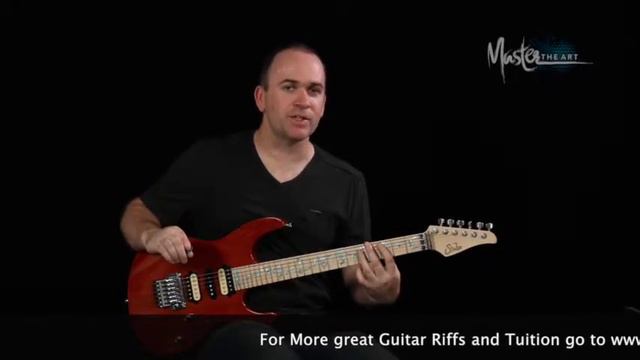 Eye Of The Tiger By Survivor Guitar Riff Teaching And Demonstration By Peter Howlett