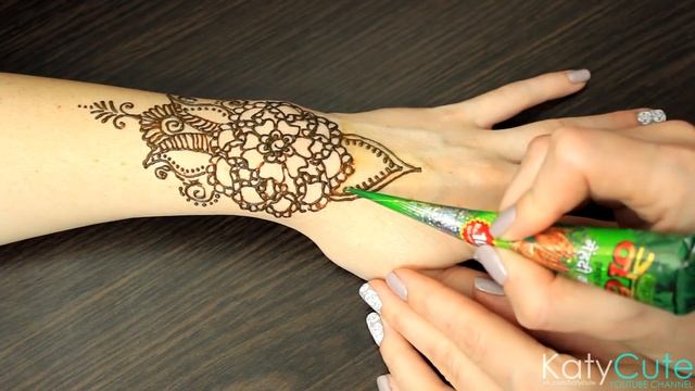 Красивое МЕХЕНДИ учимся РИСОВАТЬ смотреть онлайн