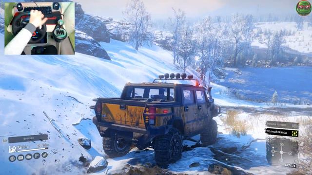 🚨SNOWRUNNER🚨| ХАММЕР| ЧАСТЬ 1| СНОУРАННЕР| HUMMER H2| PART 1| LOGITECH G29 + THRUSTMASTER TH8A| смотреть онлайн