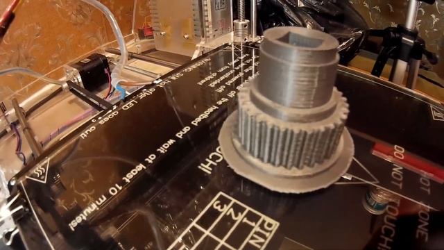 Печатаем 3D модель на ситалловом стекле.