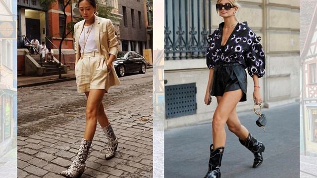 Модные Сапоги Казаки ? Стильные образы на каждый день | Streetstyle lookbook смотреть онлайн
