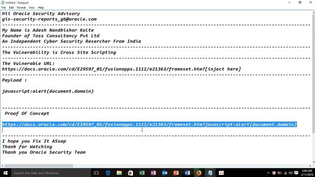 Oracle Reflected Cross Site Scripting Vulnerabiliity смотреть онлайн