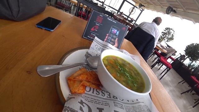 Сколько стоит суп в ресторане в Израиле. Нетания. смотреть онлайн