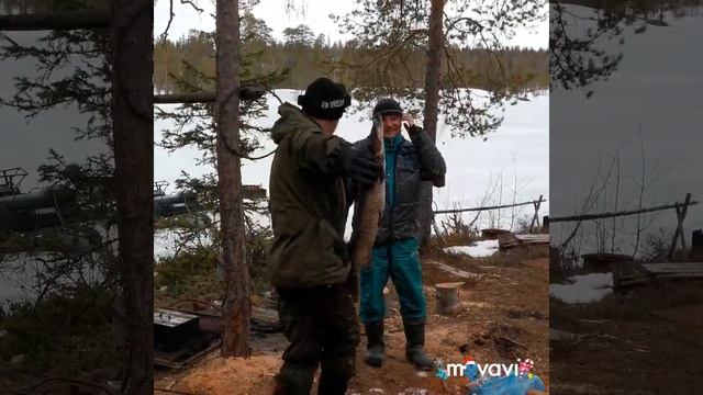 ЗИМНЯЯ РЫБАЛКА/ Карелия/Озеро/ Ночь в избе. Отличный улов ? смотреть онлайн