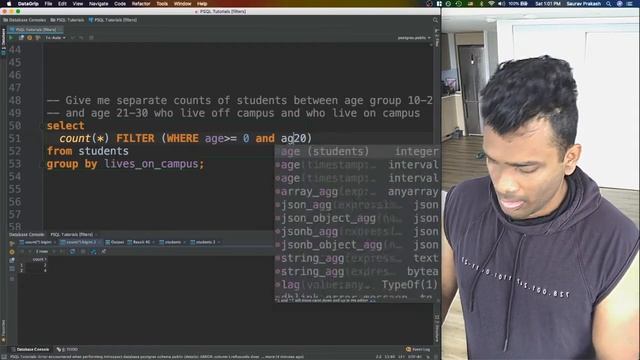 Query Aggregate Filter PostgreSQL PSQL | Screencasts | Teachmedatabase #database #postgresql смотреть онлайн