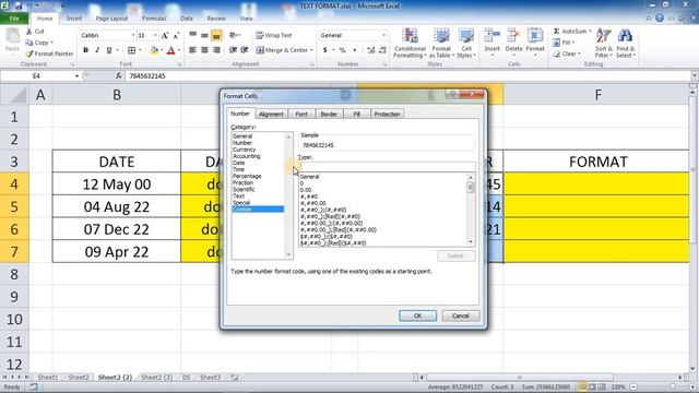 MS EXCEL: How to use Text Formula || How to apply Text format in Excel|| смотреть онлайн