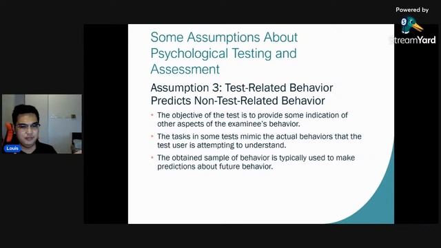 Assumptions in Psychological Testing and Assessment смотреть онлайн