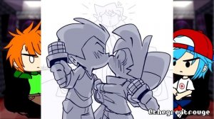 Pico and Boyfriend reacts to Pico x Keith | Friday Night Funkin' | Gacha Club | xKochanx