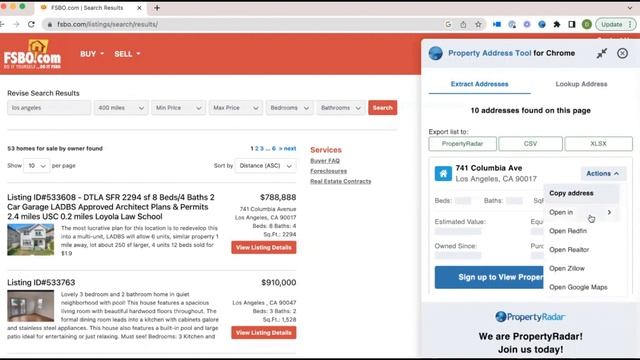 Property Address Scanner Chrome Extension Video смотреть онлайн
