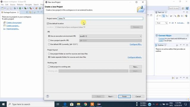 Installing Eclipse IDE and Hello World Program | Java tutorial series 2019 (1) | Urdu/Hindi смотреть онлайн