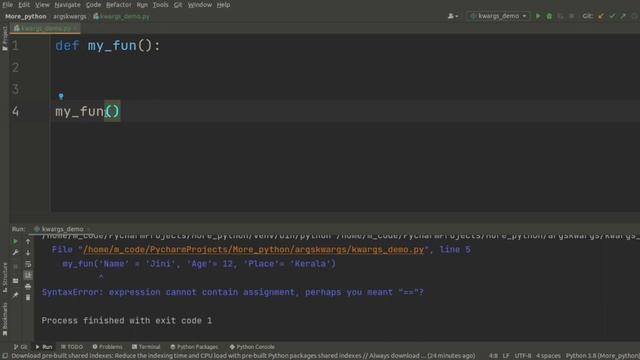 *args and ** kwargs : Python (Malayalam) смотреть онлайн