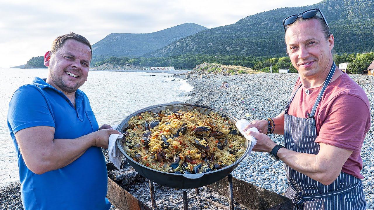 Черноморский Плов в казане смотреть онлайн