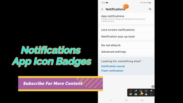 Samsung Galaxy S23 Ultra How to Enable/Disable Notifications App Icon Badges смотреть онлайн