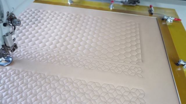 Quilted Designs For Car Seat Upholstery Inserts Dematron CNC Sewing Machine Pro Series смотреть онлайн
