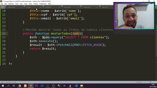 Aula 01 (CRUD PHP7 com PDO) Mostrar informações do Banco de Dados смотреть онлайн