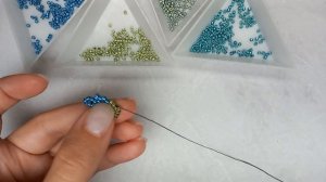 Браслет из бисера | Мозаичное плетение | МК