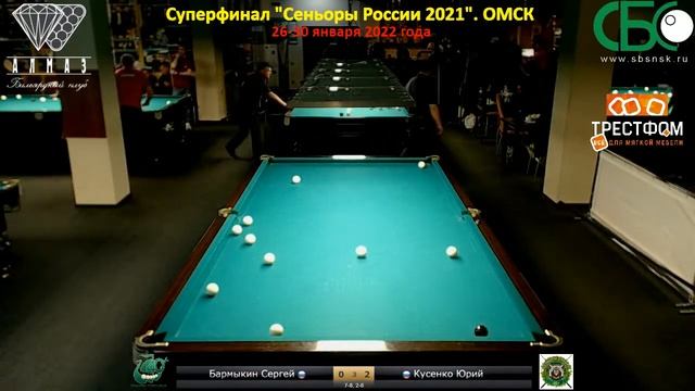 Бармыкин (Поволжье) - Кусенко (Сибирь). Суперфинал "Сеньоры России 2021". ОМСК смотреть онлайн