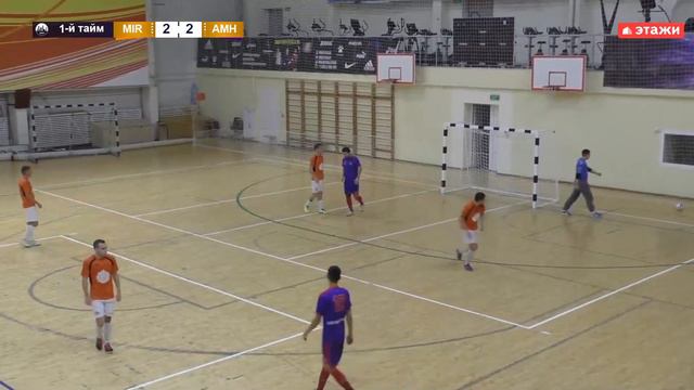 ФМФК 2022-2023. Высшая лига. MIR Group vs Амина - 4:2 смотреть онлайн