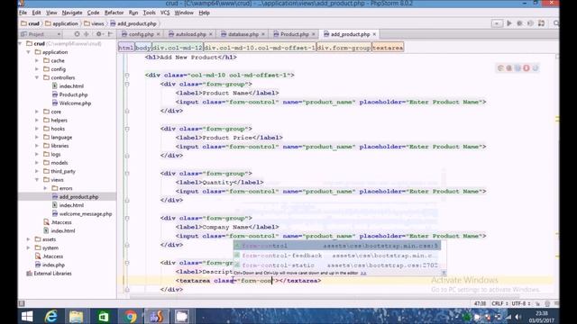 Codeigniter PHP CRUD Tutorial (1/4) - Insert Records in Database смотреть онлайн