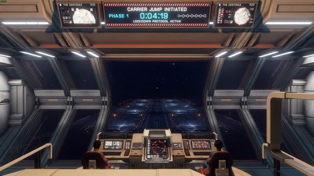 Elite: Dangerous Odyssey - Victory-Class Fleet Carrier Hyperspace Jump (Interior) смотреть онлайн