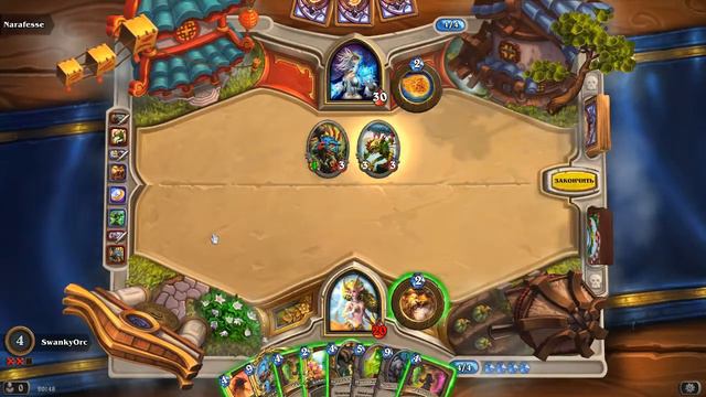 SwankyOrc: Апаем 5 РАНГ! HearthStone. "Растахановы игрища". Контроль прист в деле! смотреть онлайн