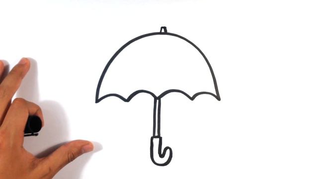 How to Draw an Umbrella - Cartoon - Easy Pictures to Draw смотреть онлайн