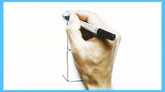 Rasm Chizish| Sovutgich Rasmini Chizish |Как нарисовать Холодильник